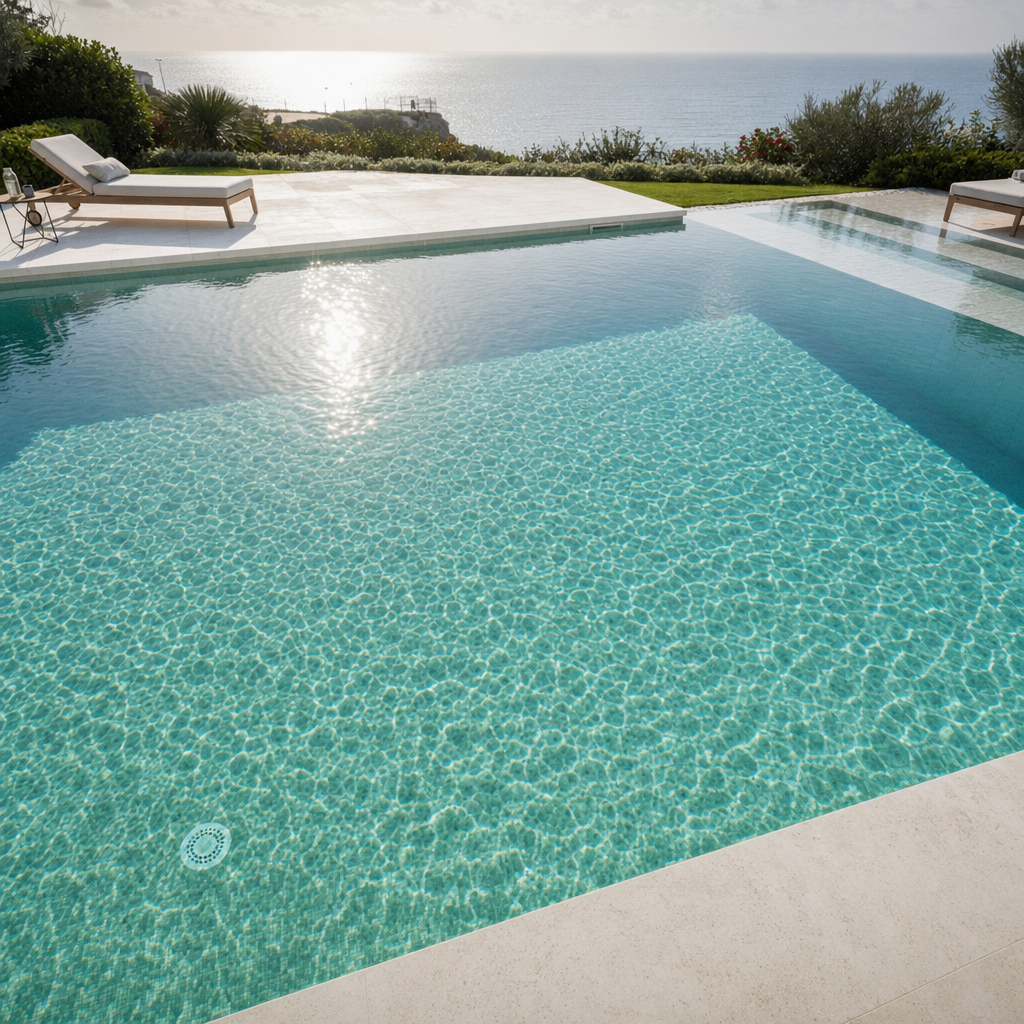Crystal clear pool after Pool Masters service