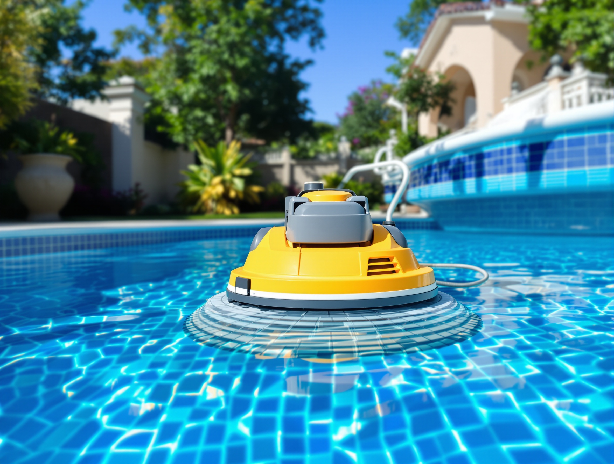 Deep cleaning for neglected pool
